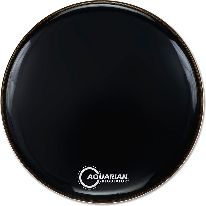 Foto van Aquarian regulator zwart bassdrumvel 26 inch