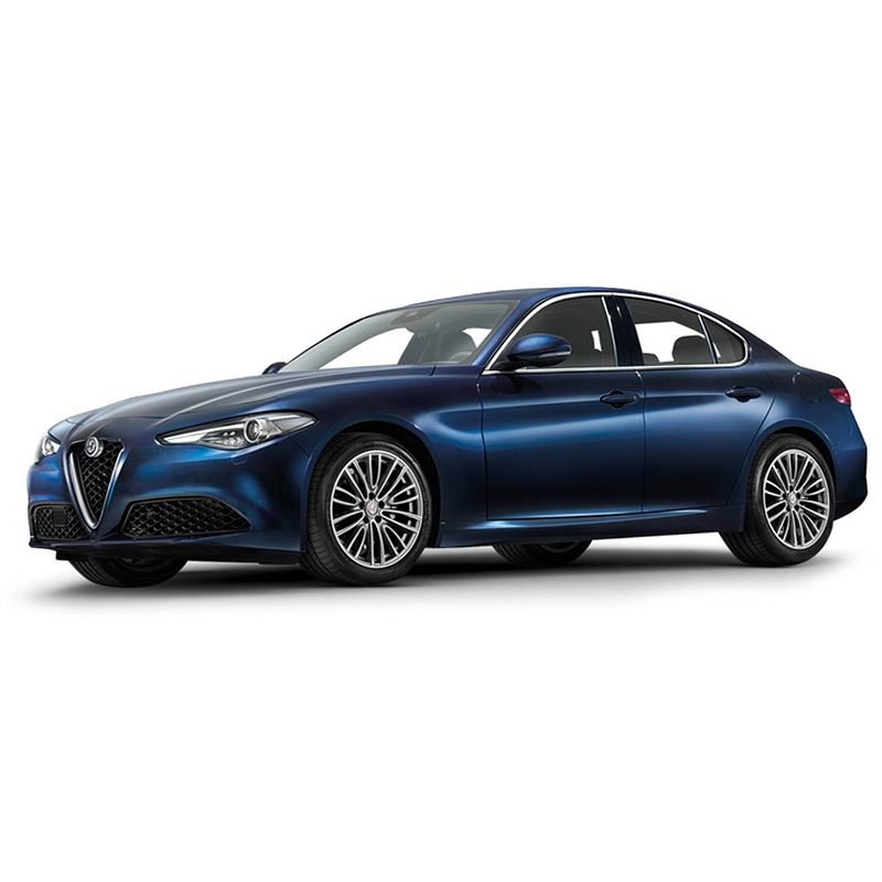 Foto van Bburago schaalmodel alfa romeo giulia 2016 1:24 blauw