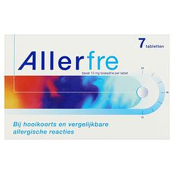 Foto van Allerfre tabletten bij hooikoorts of allergie 10mg, 7 stuks bij jumbo