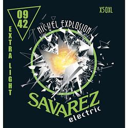 Foto van Savarez nickel explosion x50xl extra light 009-042 snarenset voor elektrische gitaar