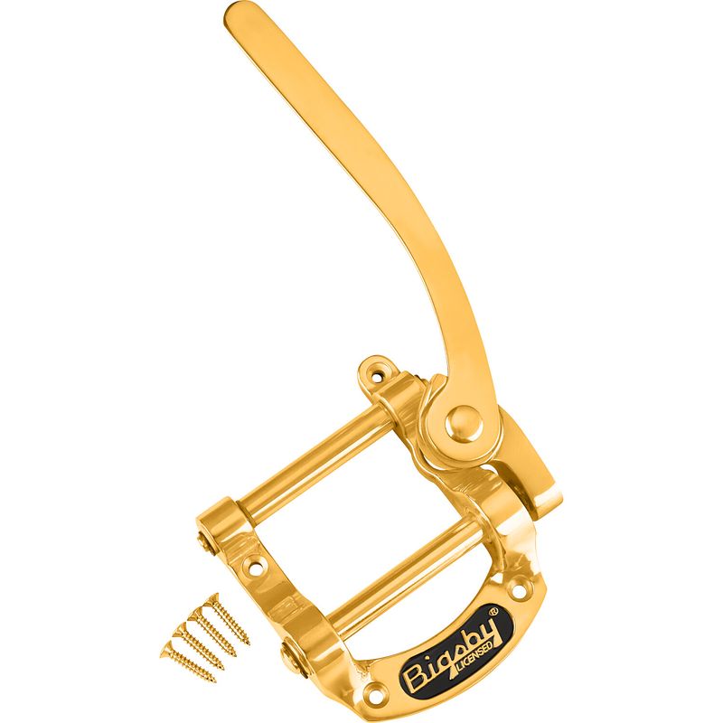 Foto van Bigsby licensed b50 gold vibrato staartstuk