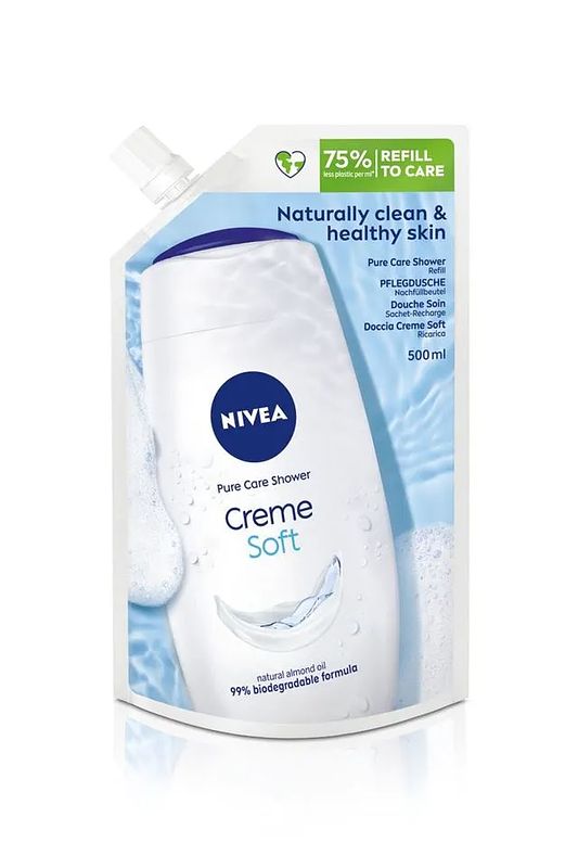 Foto van Nivea douche creme soft refill