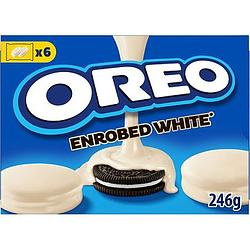 Foto van Oreo koekjes omhuld met witte chocolade 6 x 2 stuks 246g bij jumbo