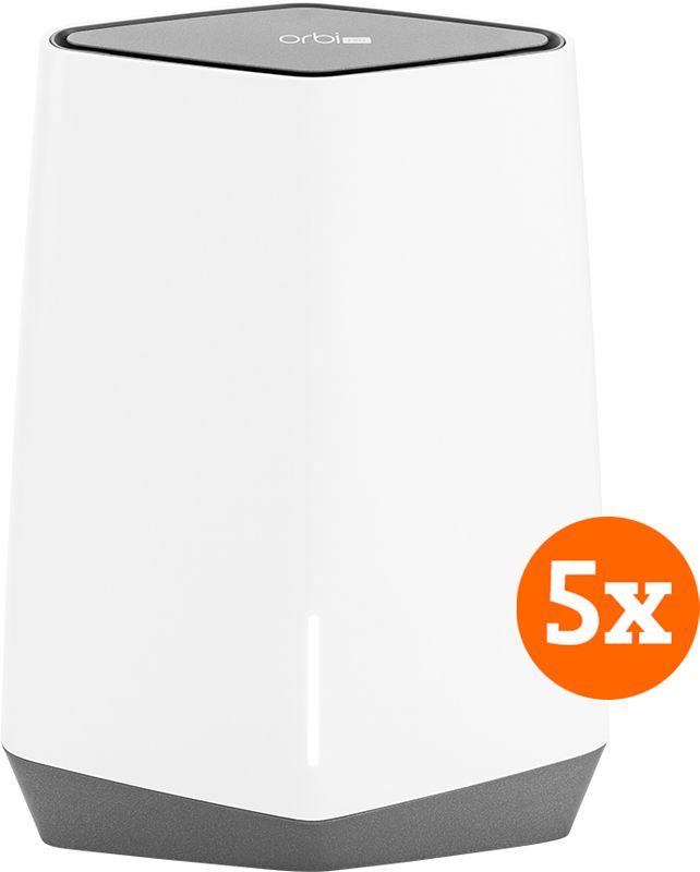 Foto van Netgear orbi pro sxk80b4 mesh wifi 6 (5-pack)