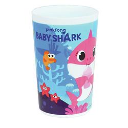 Foto van Kunststof drinkbeker baby shark 220 ml - kinderservies