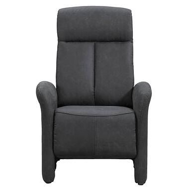 Foto van Relaxfauteuil dakota push back - cowboy - antraciet - leen bakker