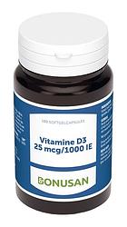 Foto van Bonusan vitamine d3 25 mcg/1000ie capsules