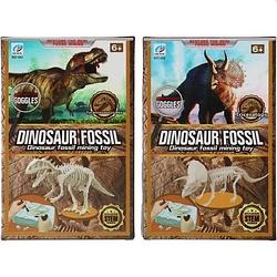Foto van Dino fossiel opgraven