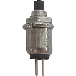 Foto van Tru components 1587718 tc-r13-81a-05bk druktoets 125 v/ac 0.5 a 1x uit/(aan) moment 1 stuk(s)