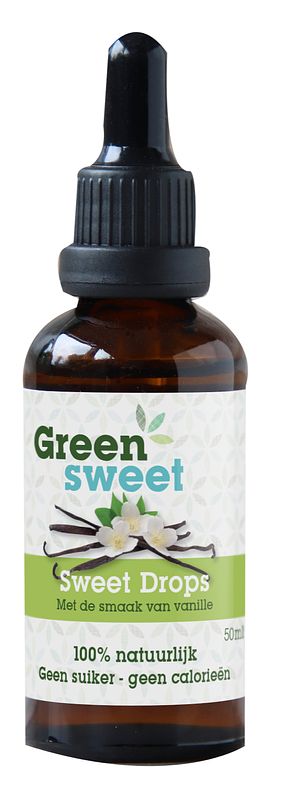 Foto van Greensweet stevia sweet drops vanille