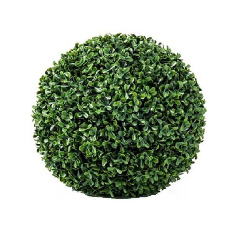 Foto van Buxus bol groen d28 cm kunstplant - kunstplanten