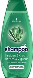 Foto van Schwarzkopf shampoo kruiden & kracht 400 ml, voor fijn & breekbaar haar bij jumbo
