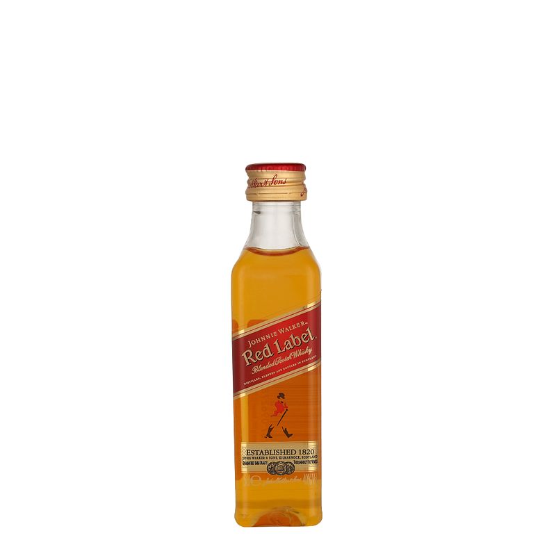 Foto van Johnnie walker red label 12 x 5cl whisky