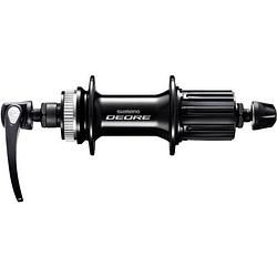 Foto van Achternaaf shimano deore hb-m6000 center lock - 32 gaats - 135 mm inbouwbreedte - met snelspanner - zwart