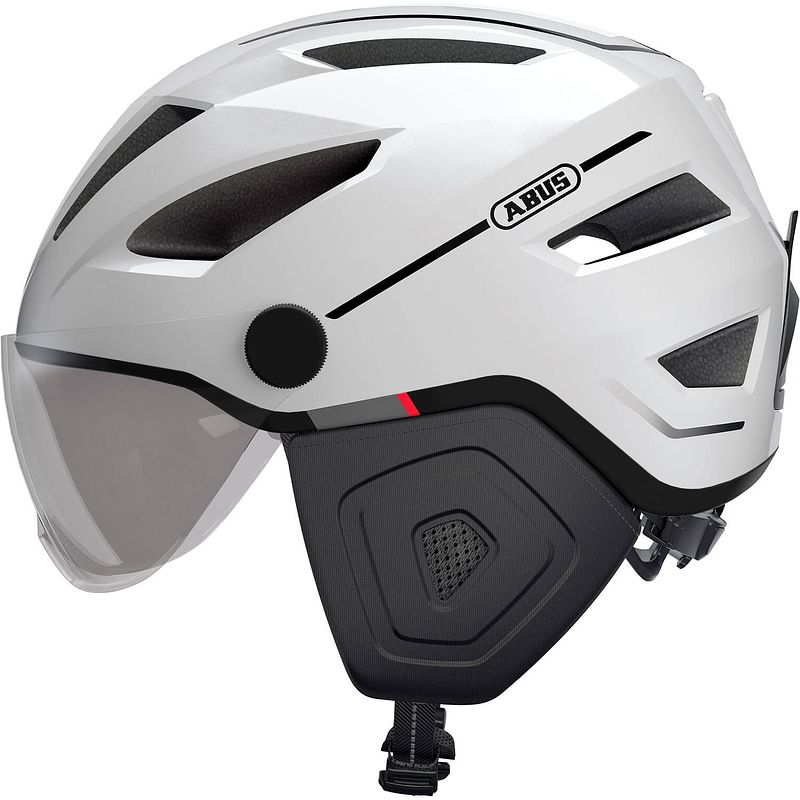 Foto van Abus helm pedelec 2.0 ace pearl white s 51-55cm