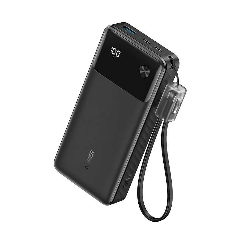 Foto van Anker power bank 20 000mah 30w powerbank zwart