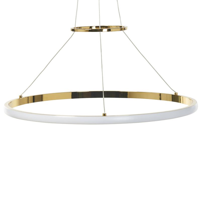 Foto van Beliani tano - hanglamp-goud-aluminium