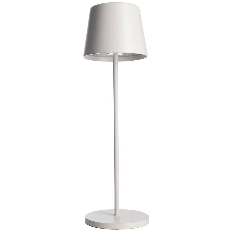 Foto van Deko light canis 346049 tafellamp met accu led 3.5 w wit