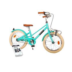 Foto van Volare kinderfiets melody - 16 inch - turquoise - inclusief ways bandenplakset