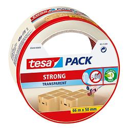 Foto van Tesa verpakkingsplakband strong, ft 50 mm x 66 m, pp, transparant