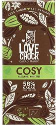 Foto van Lovechock cosy vegan hazelnoot chocolade tablet
