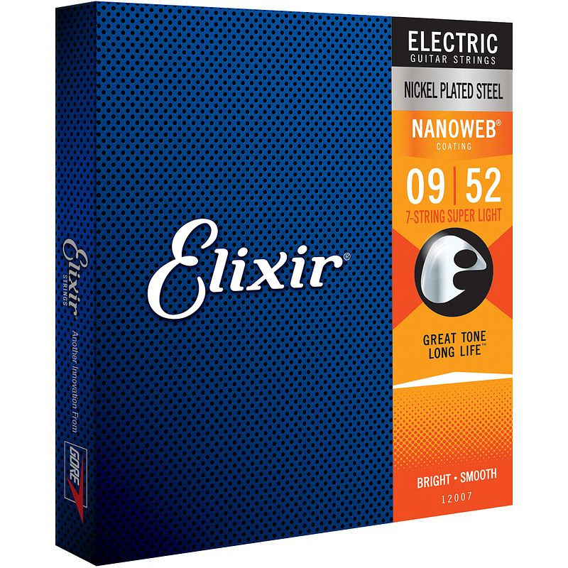 Foto van Elixir 12007 electric nps nanoweb super light 9-52 snarenset