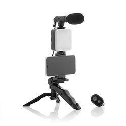 Foto van Vloggingset met lamp, microfoon en afstandsbediening plodni innovagoods 6 onderdelen