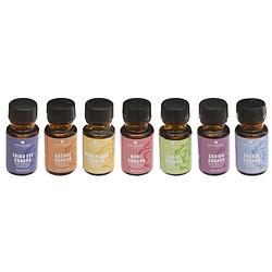 Foto van Atmosphera geurolie flesjes chakra mix-set van 7 stuks - aromabrander flesjes van 15 ml - geurbranders - geurolie