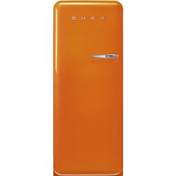 Foto van Smeg fab28lor5 koelkast met vriesvak oranje