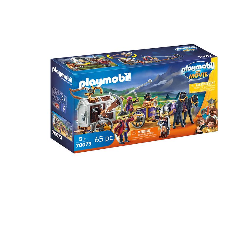 Foto van Playmobil the movie charlie met gevangeniswagon 70073