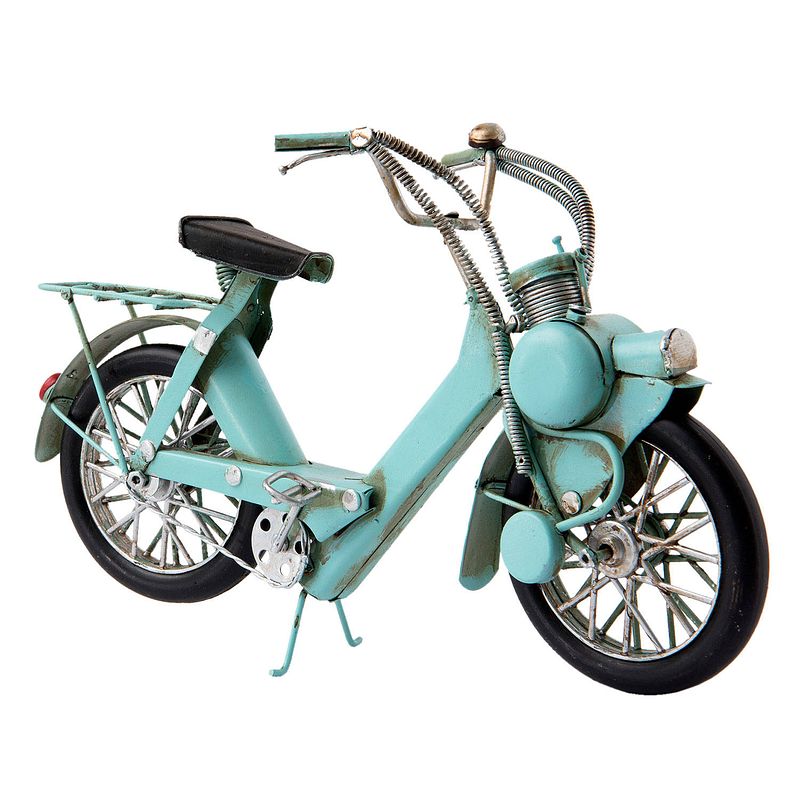 Foto van Clayre & eef blauwe model solex 27*9*17 cm 6y2455