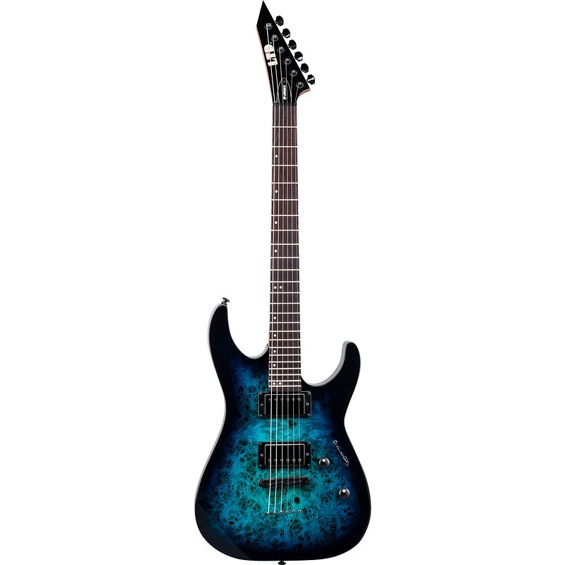 Foto van Esp ltd m-200dx nt blue burst elektrische gitaar