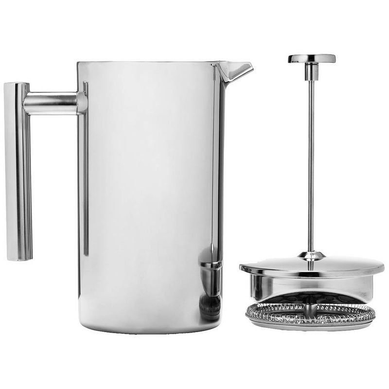 Foto van Sjöstrand french press cafetière rvs (glanzend)