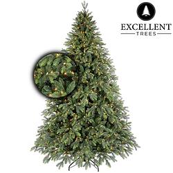 Foto van Kerstboom excellent trees® led kalmar 210 cm met verlichting - luxe uitvoering - 450 lampjes