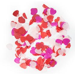 Foto van Folat confetti hartjes 14 gram papier rood/roze/wit