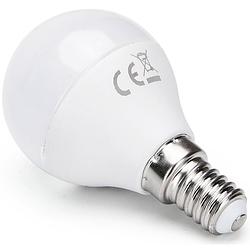 Foto van Led lamp - smart led - aigi lexus - bulb g45 - 6.5w - e14 fitting - slimme led - wifi led + bluetooth - rgb + aanpasbare