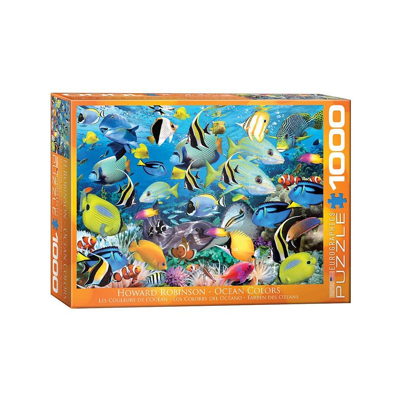 Foto van Eurographics puzzel ocean colors - howard robinson (1000 stukjes)