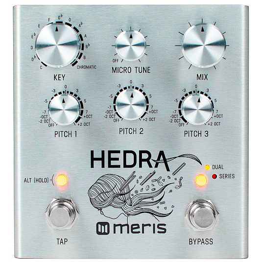 Foto van Meris hedra 3-voice rhythmic pitch shifter effectpedaal