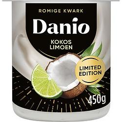 Foto van Danio romige kwark kokos limoen limited edition 450g bij jumbo