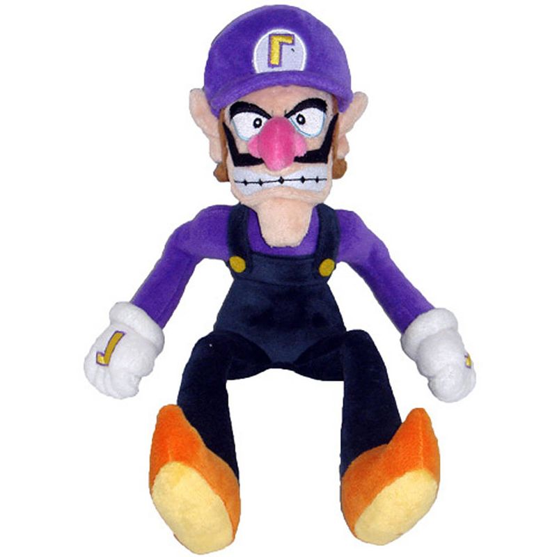 Foto van Super mario bros waluigi knuffel - 27 cm