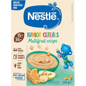 Foto van Nestle junior cereals multifruit crisps 1536 maanden 200g bij jumbo