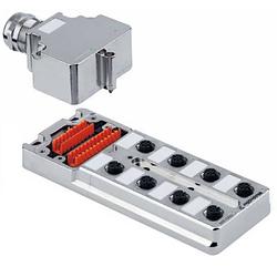 Foto van Weidmüller sai-8-mms 5p m12 1783510000 passieve sensor/actorbox m12-verdeler met metalen schroefdraad 1 stuk(s)