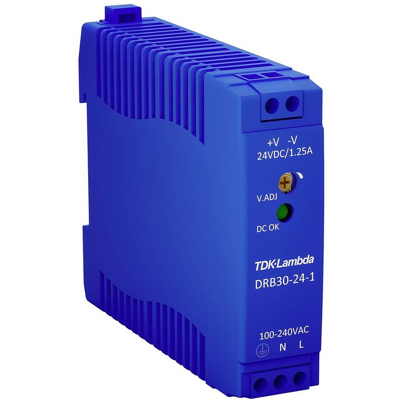 Foto van Tdk-lambda drb30-24-1 din-rail netvoeding 24 v/dc 1.25 a 30 w 1 x