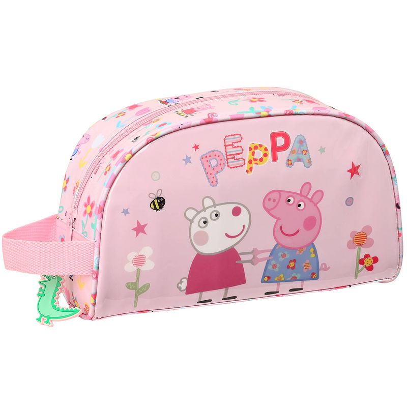 Foto van Peppa pig beautycase, having fun - 26 x 16 x 9 cm - polyester