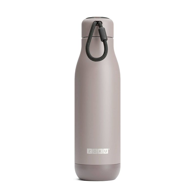 Foto van Thermosfles rvs, 750 ml, grijs - zoku hydration