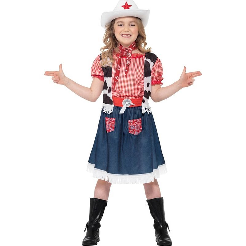 Foto van Cowgirl kinder kostuum 130-143 (7-9 jaar)