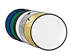 Foto van Godox reflectieschermen 7-in-1 gold, silver, black, white, translucent, blue, green - 60cm