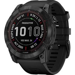 Foto van Garmin fenix 7x sapphire solar grijs/zwart