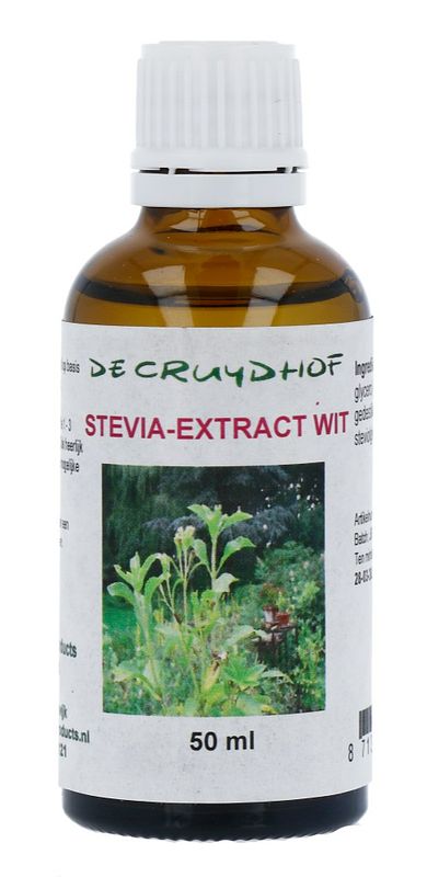 Foto van Cruydhof stevia extract wit 50ml