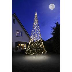 Foto van Fairybell vlaggenmastkerstboom 600 cm 1200 led met twinkle